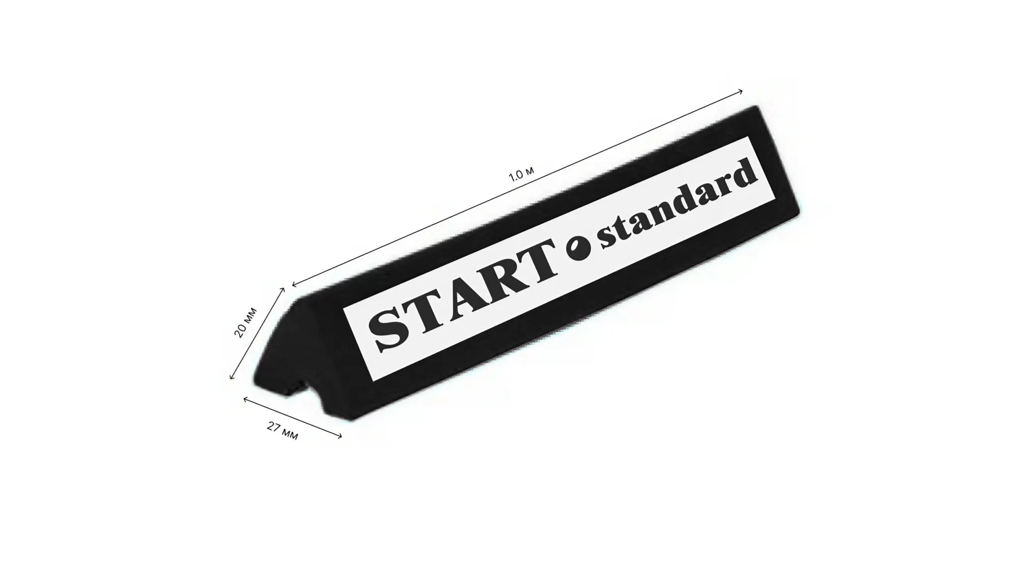 Резина бортовая дл1,00м "Start Standard"/6шт/