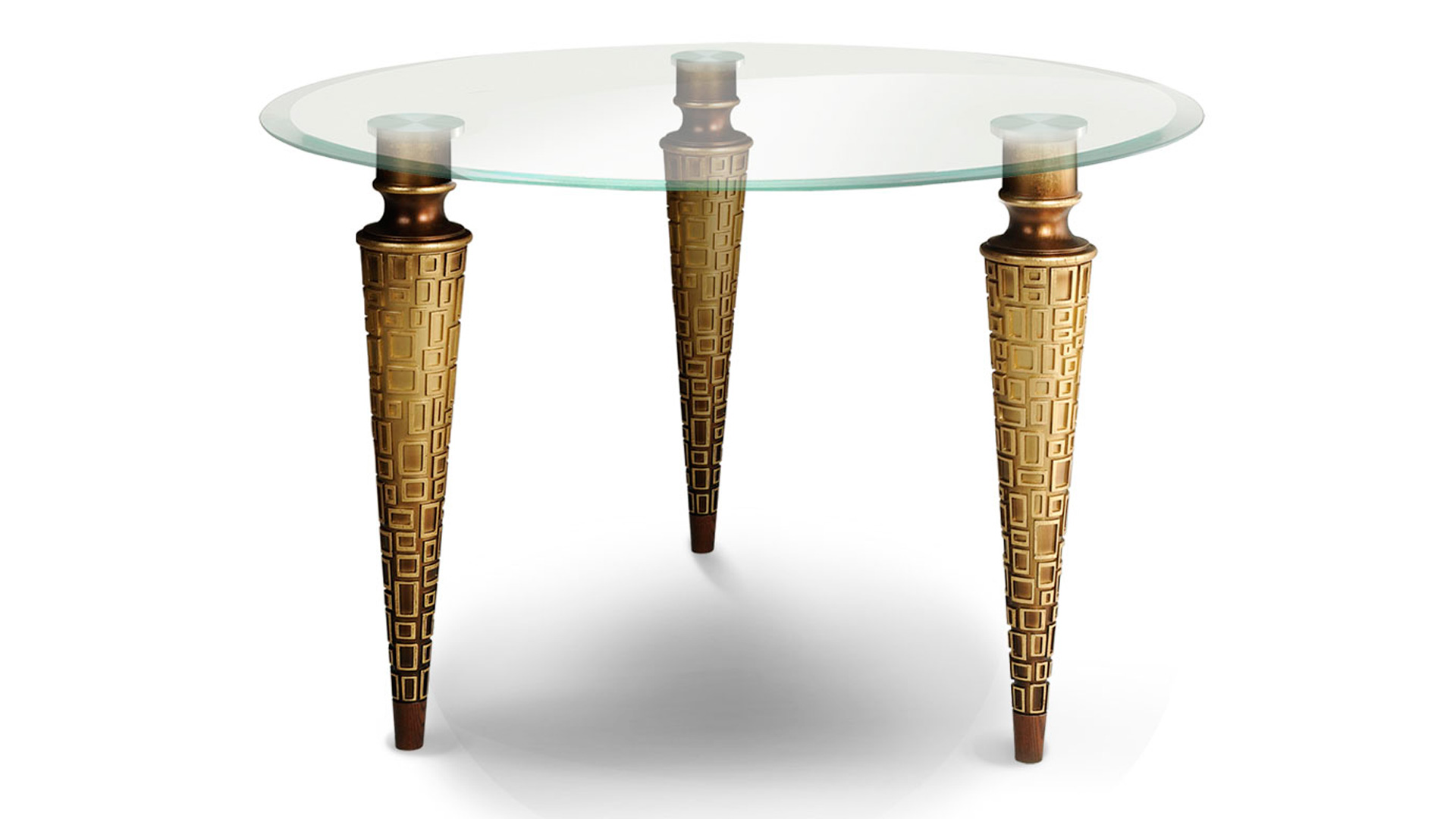 Стол «Модена» со стеклянной столешницей